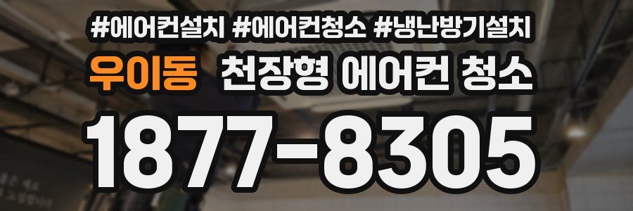 우이동 천장형 에어컨 청소