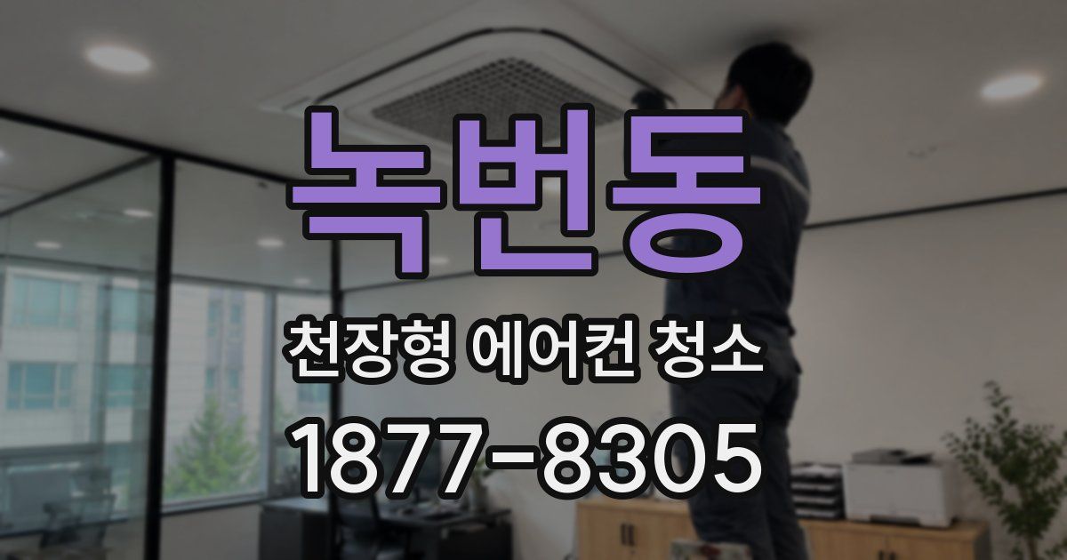 녹번동 천장형 에어컨 청소