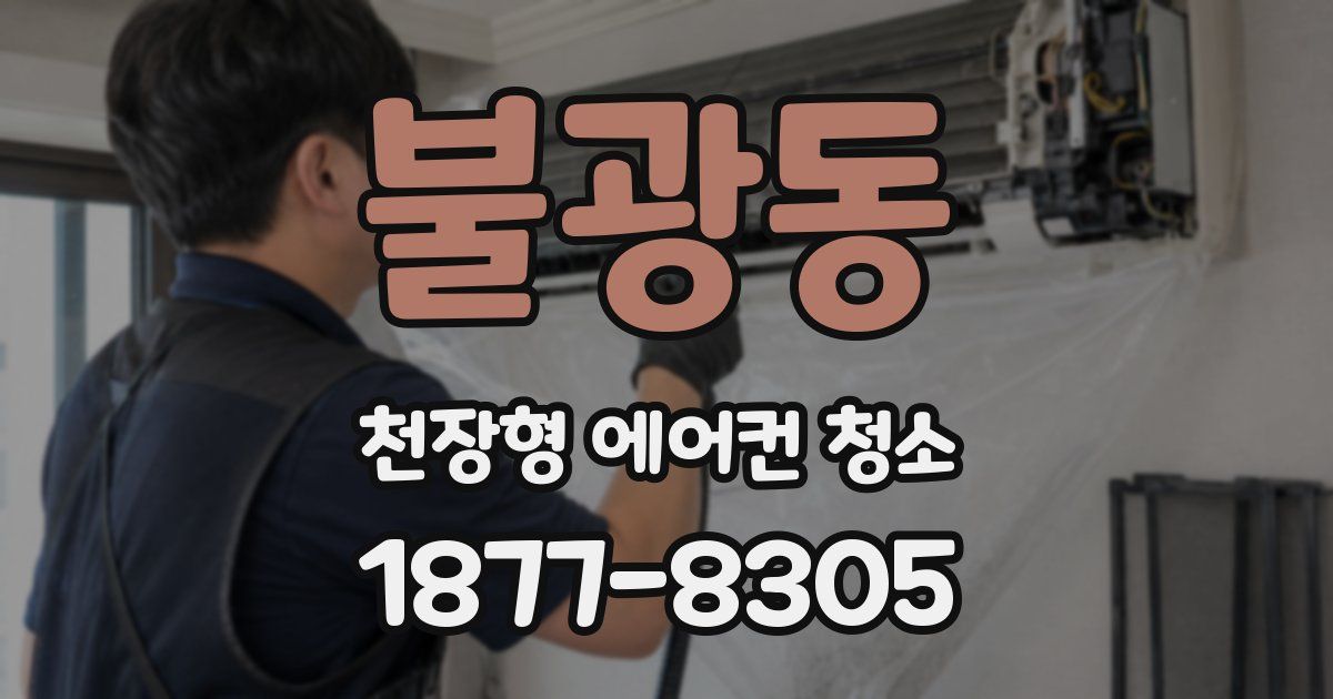 불광동 천장형 에어컨 청소