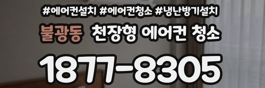 불광동 천장형 에어컨 청소
