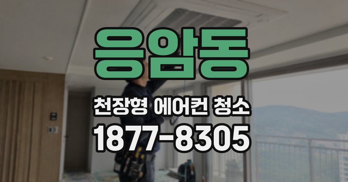 응암동 천장형 에어컨 청소