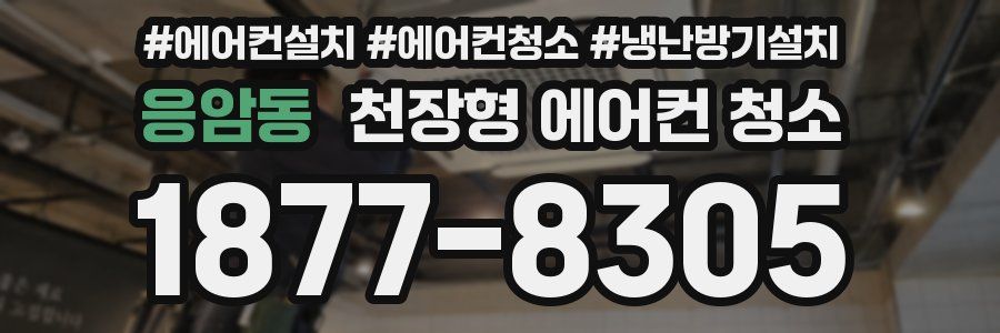 응암동 천장형 에어컨 청소