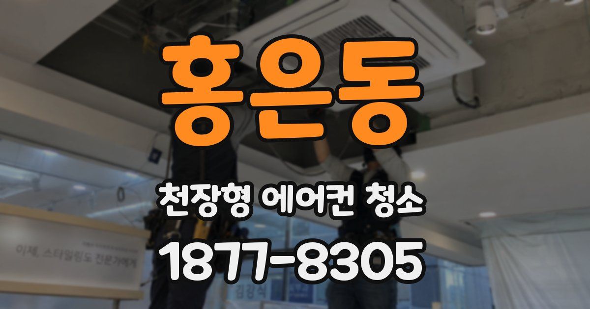 홍은동 천장형 에어컨 청소