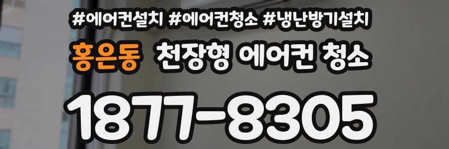 홍은동 천장형 에어컨 청소