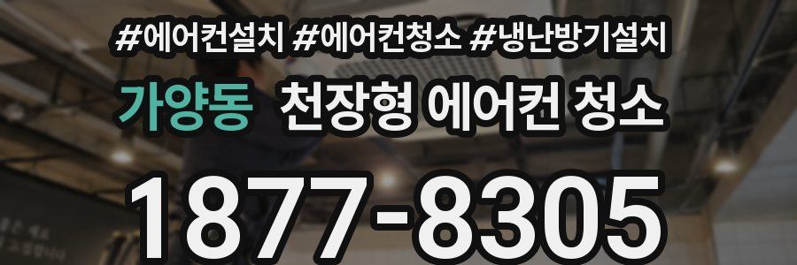 가양동 천장형 에어컨 청소