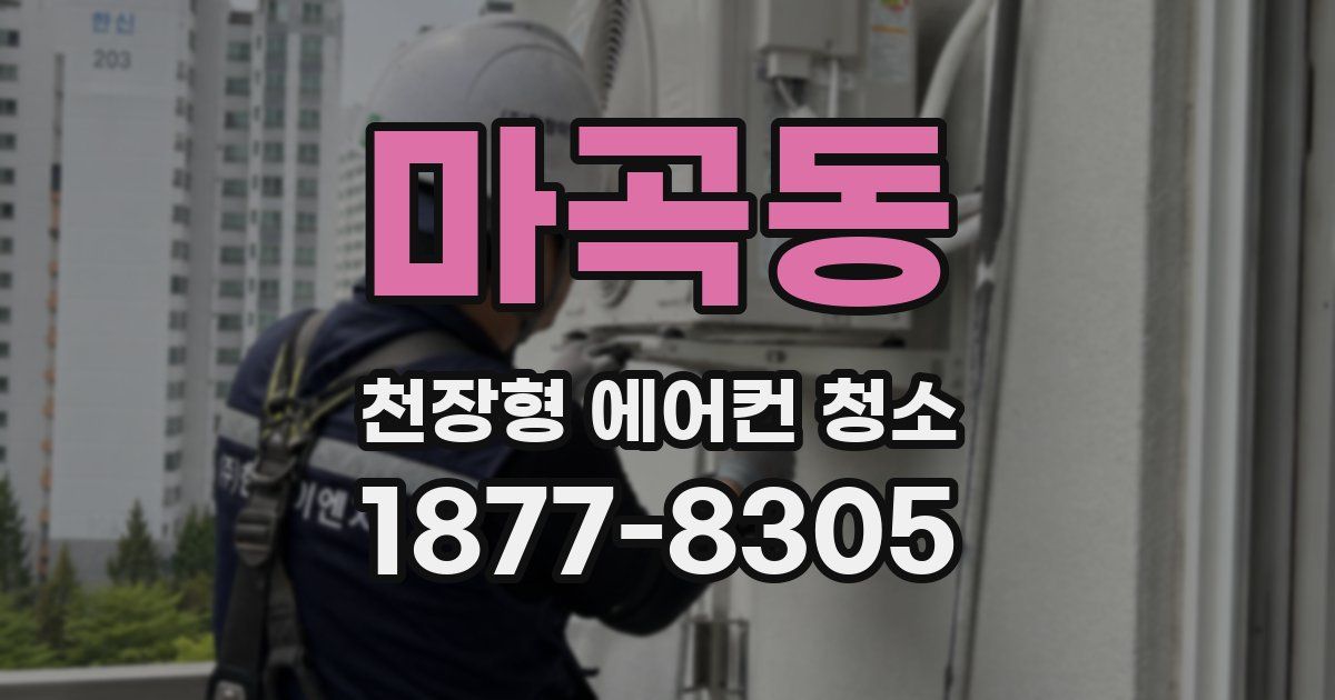 마곡동 천장형 에어컨 청소