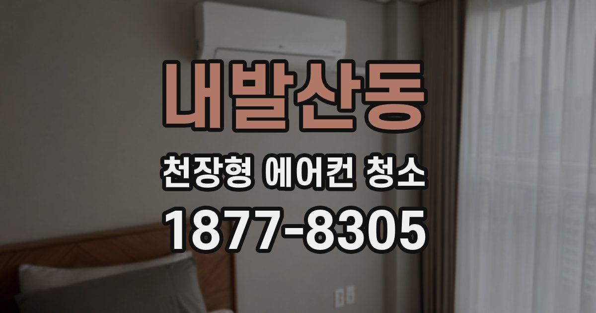 내발산동 천장형 에어컨 청소