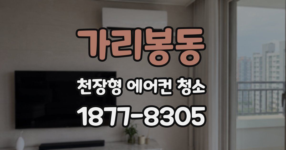 가리봉동 천장형 에어컨 청소