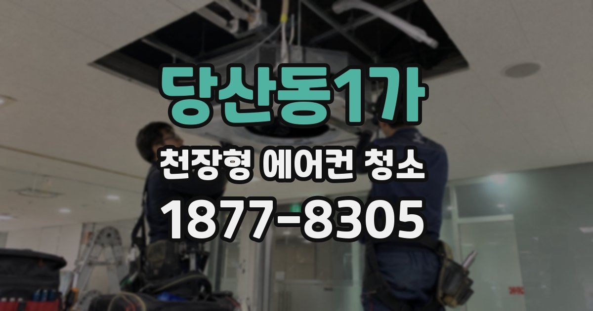 당산동1가 천장형 에어컨 청소