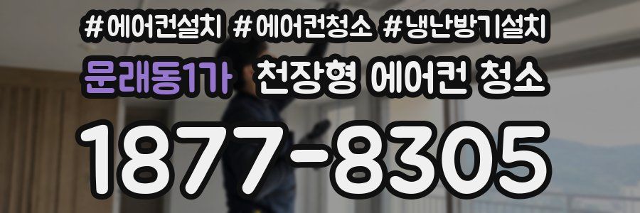 문래동1가 천장형 에어컨 청소