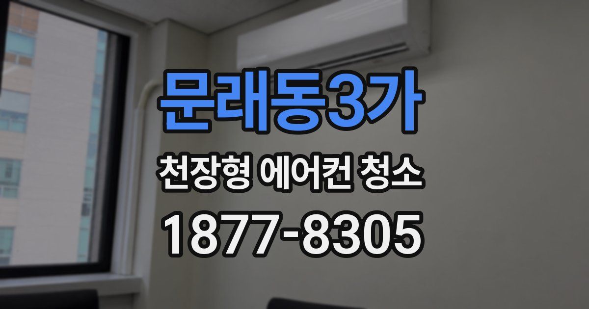 문래동3가 천장형 에어컨 청소