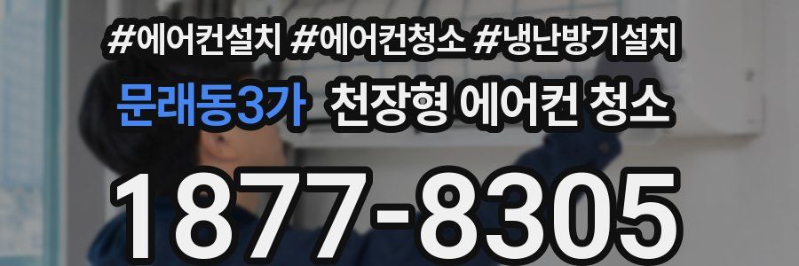 문래동3가 천장형 에어컨 청소