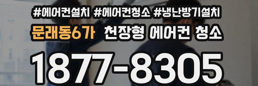 문래동6가 천장형 에어컨 청소