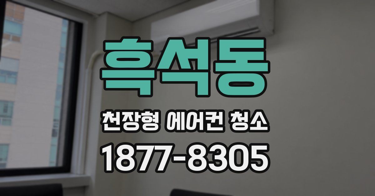 흑석동 천장형 에어컨 청소