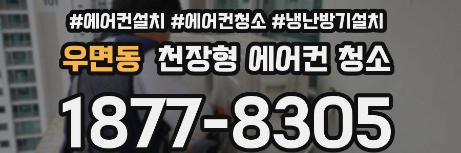 우면동 천장형 에어컨 청소