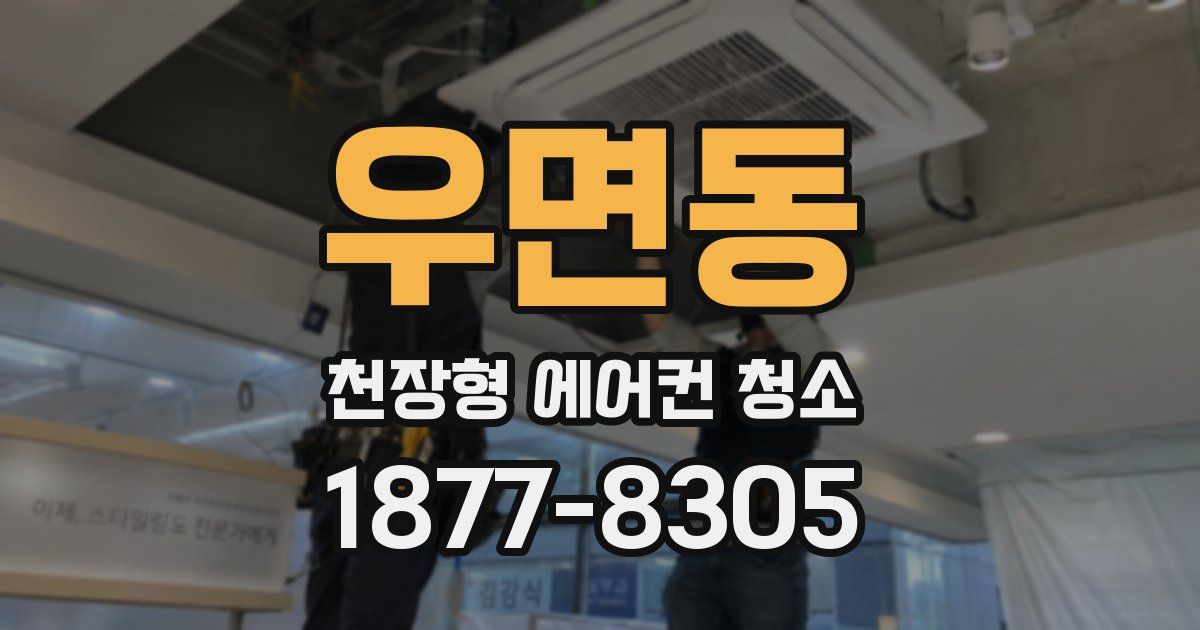 우면동 천장형 에어컨 청소