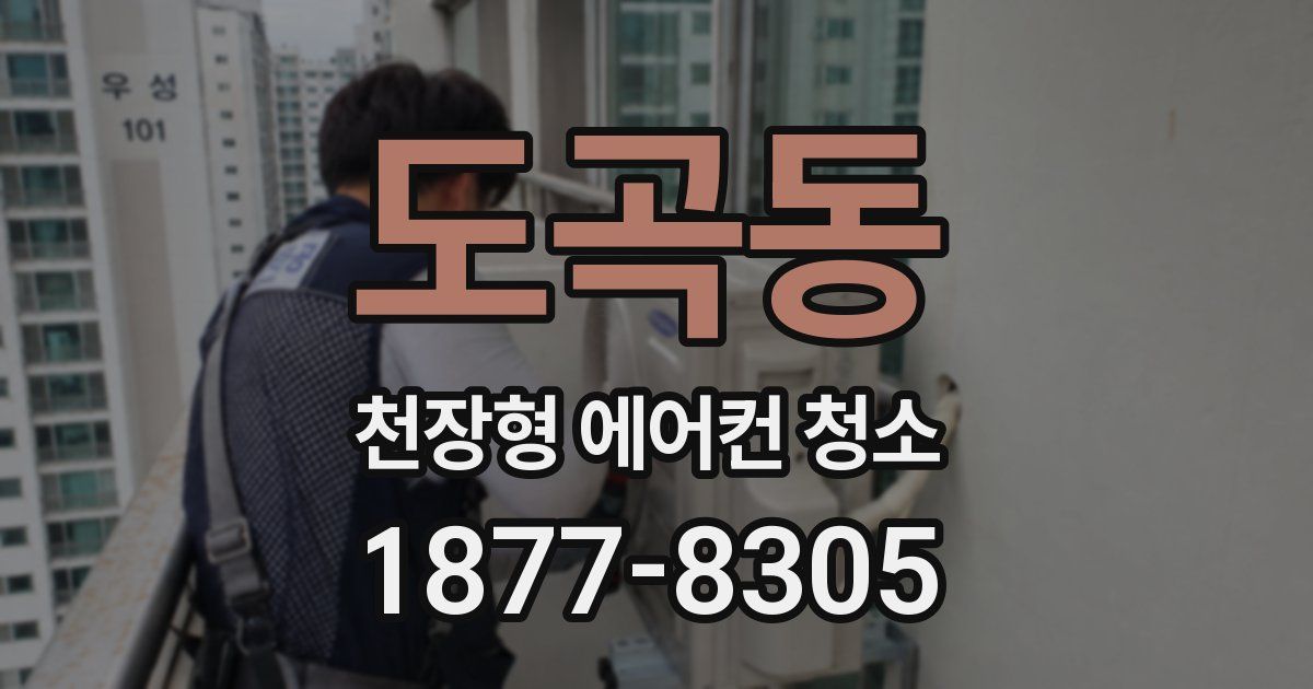 도곡동 천장형 에어컨 청소