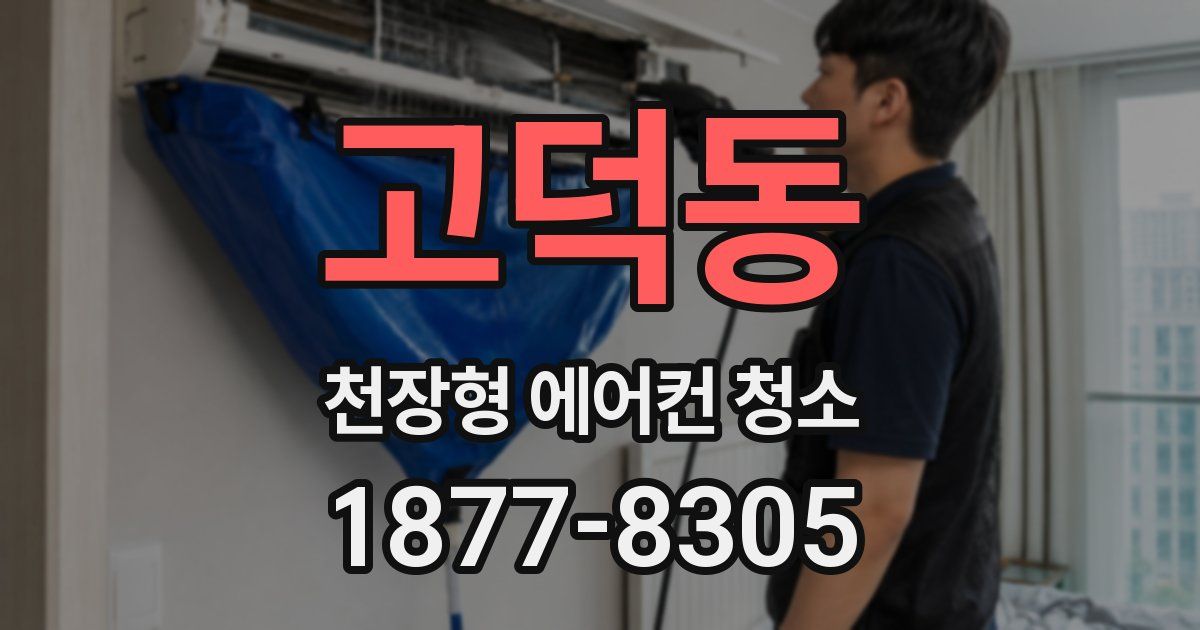 고덕동 천장형 에어컨 청소