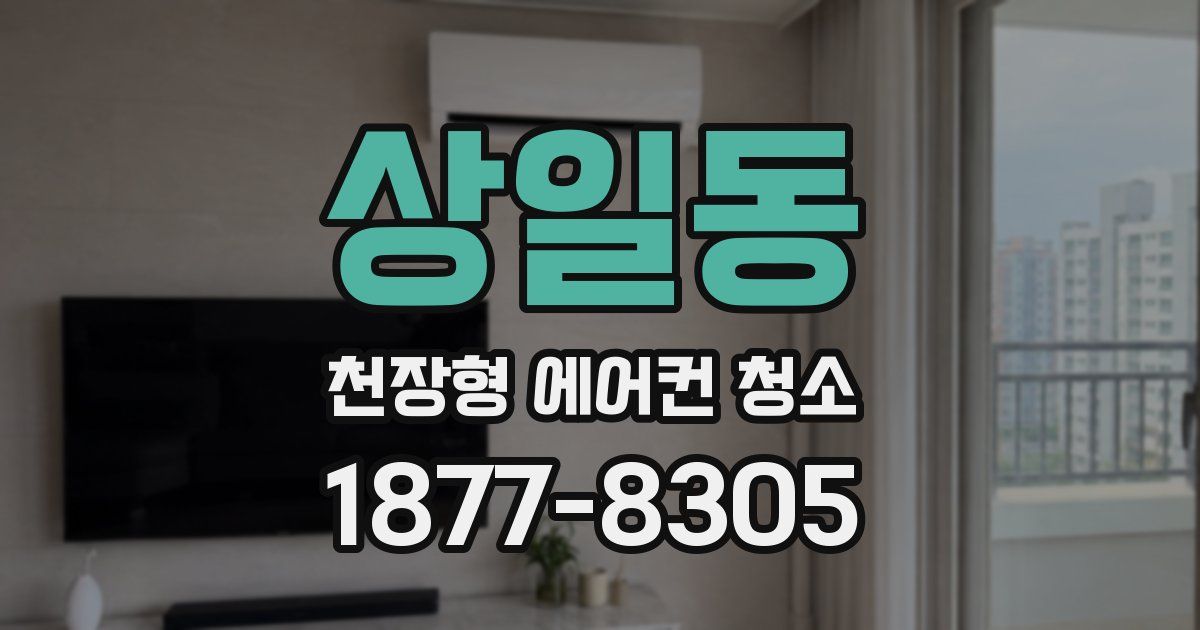 상일동 천장형 에어컨 청소