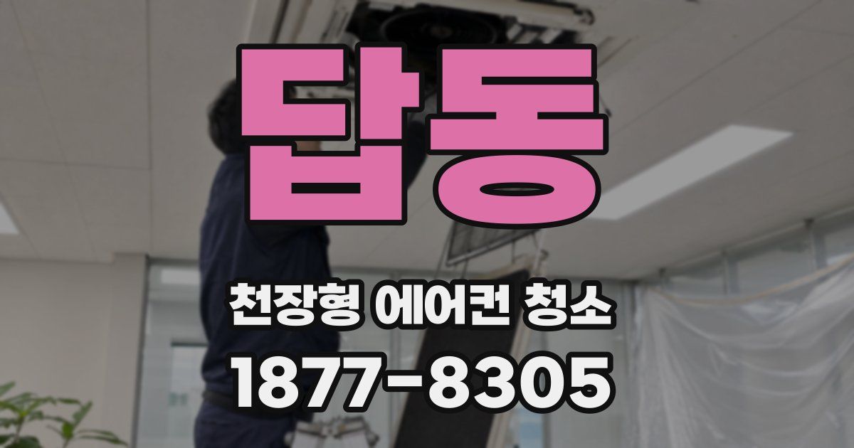 답동 천장형 에어컨 청소