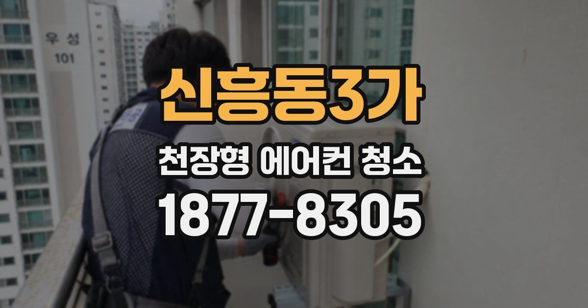 신흥동3가 천장형 에어컨 청소