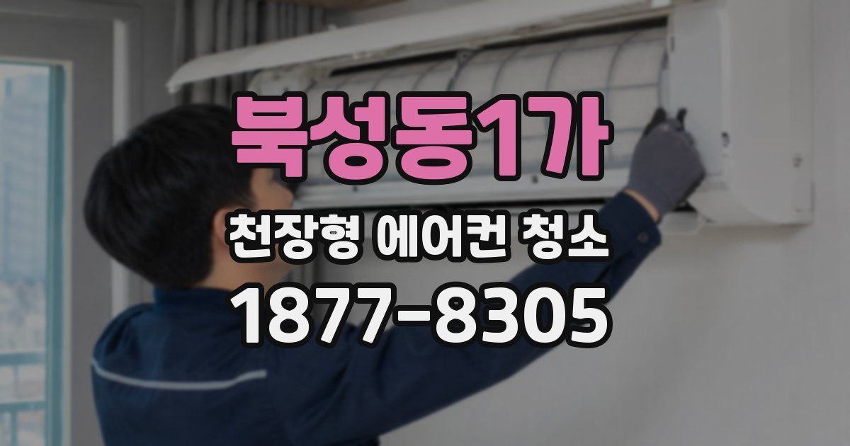 북성동1가 천장형 에어컨 청소