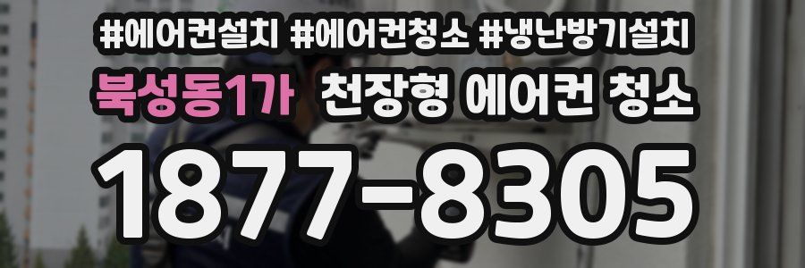 북성동1가 천장형 에어컨 청소