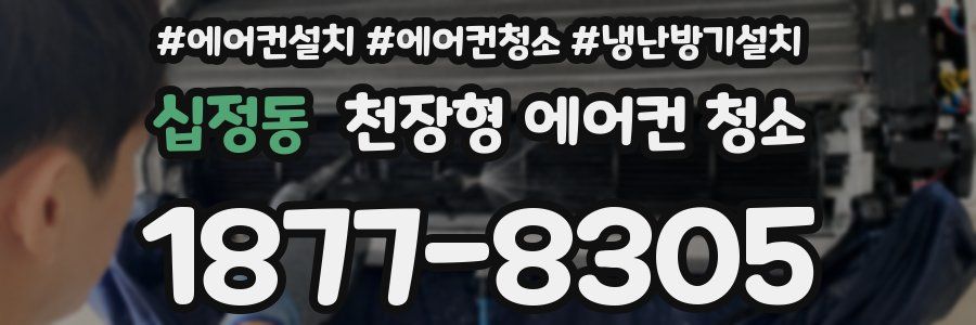 십정동 천장형 에어컨 청소