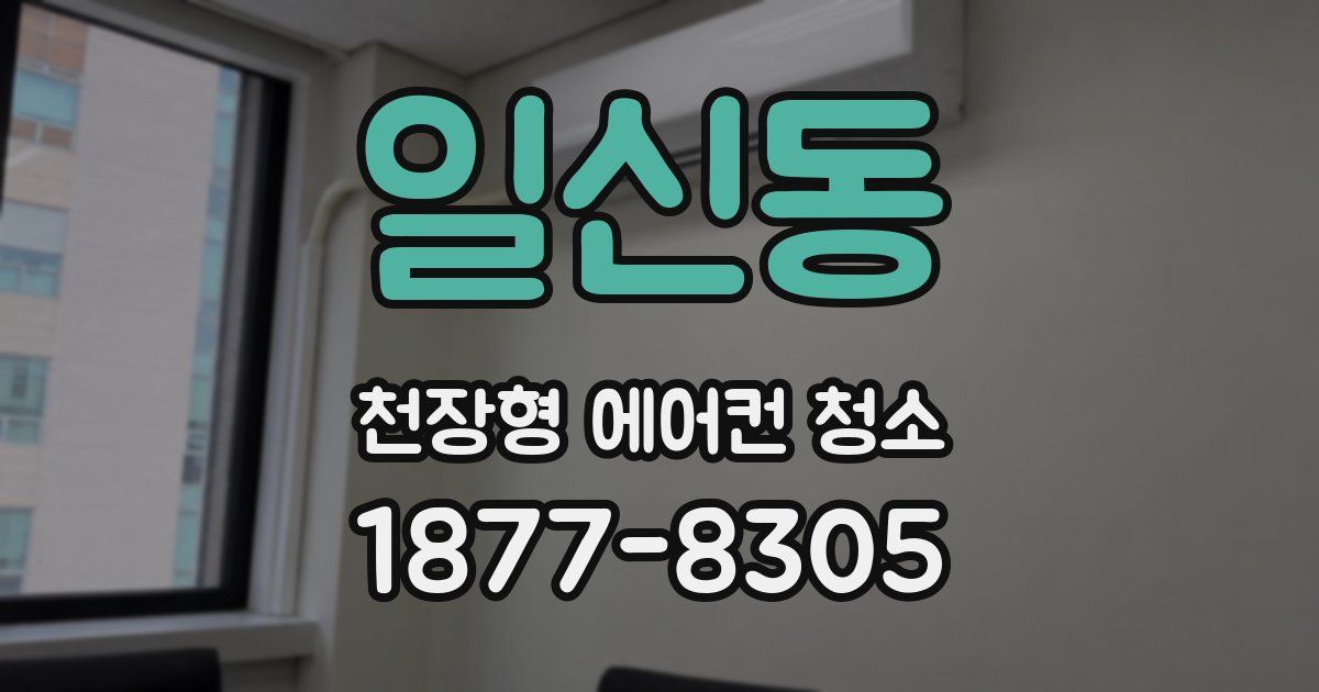 일신동 천장형 에어컨 청소