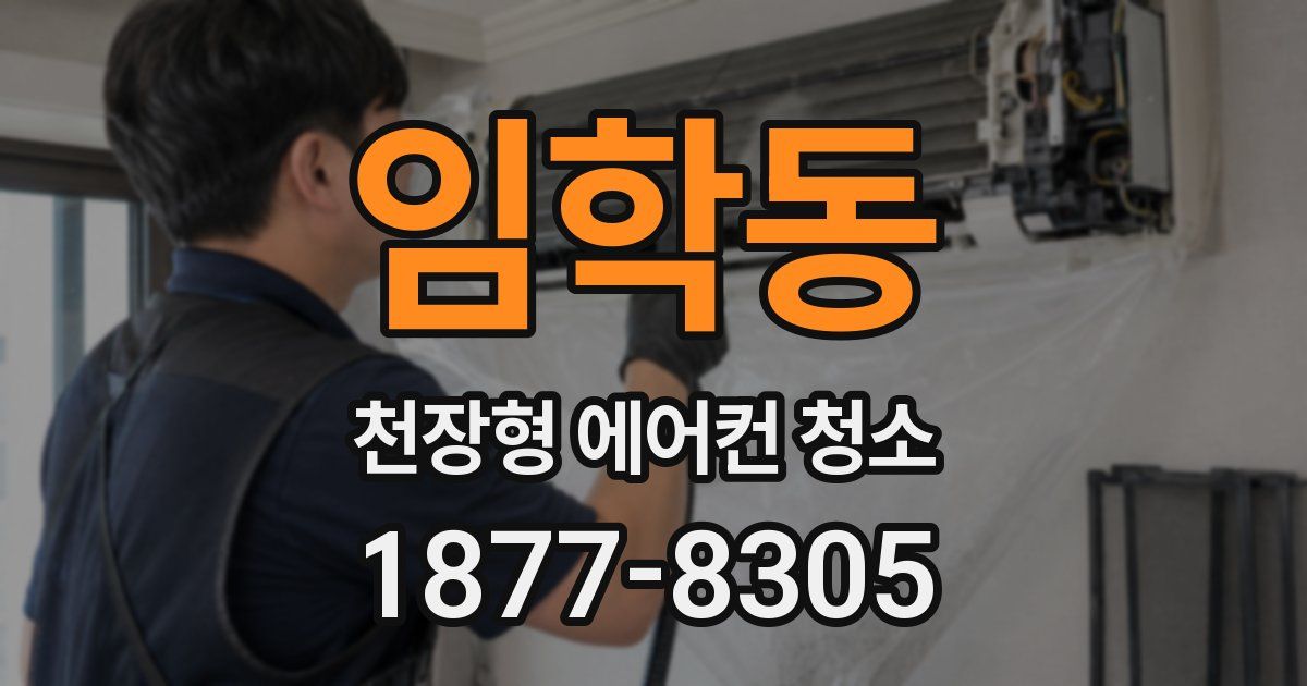 임학동 천장형 에어컨 청소