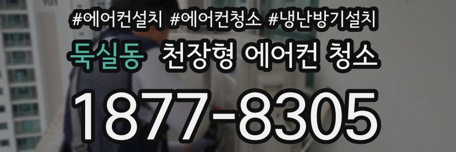 둑실동 천장형 에어컨 청소