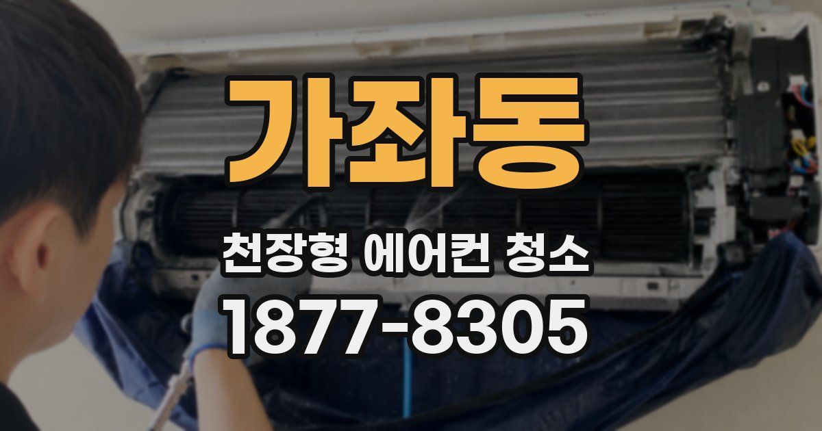 가좌동 천장형 에어컨 청소