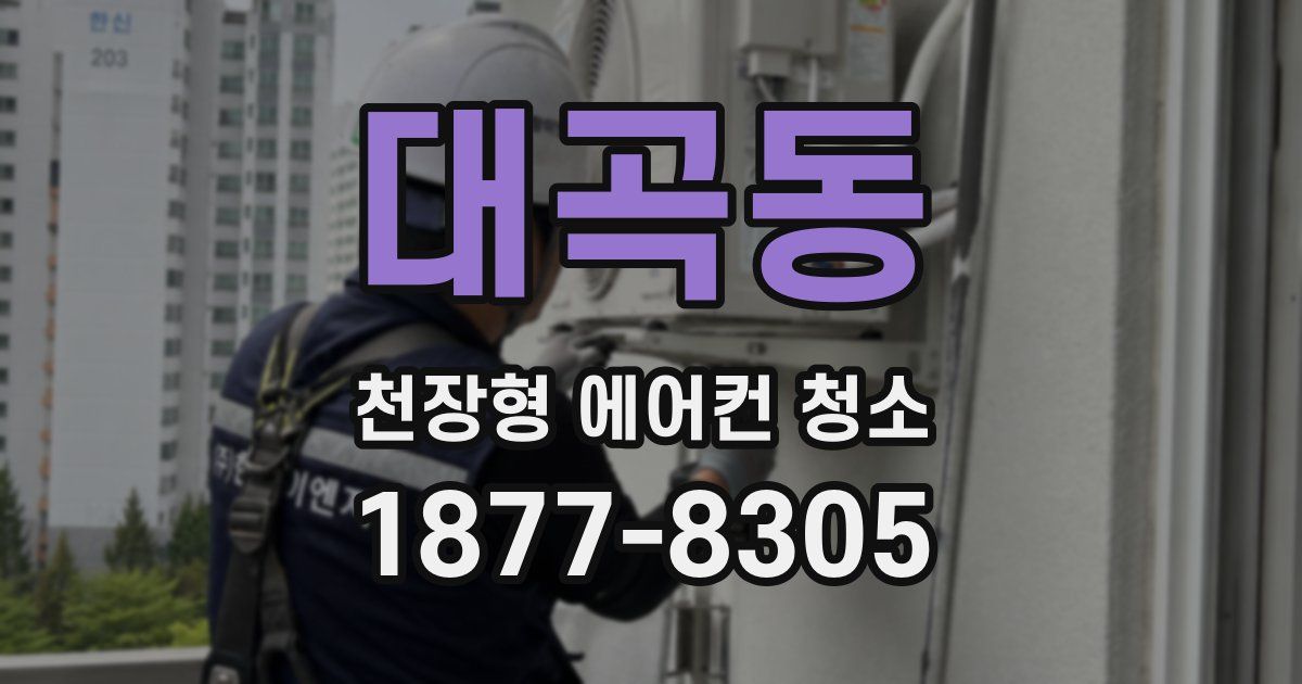 대곡동 천장형 에어컨 청소