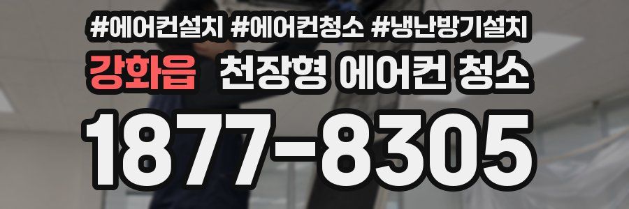강화읍 천장형 에어컨 청소