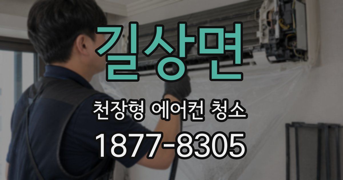 길상면 천장형 에어컨 청소