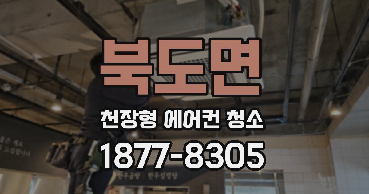 북도면 천장형 에어컨 청소