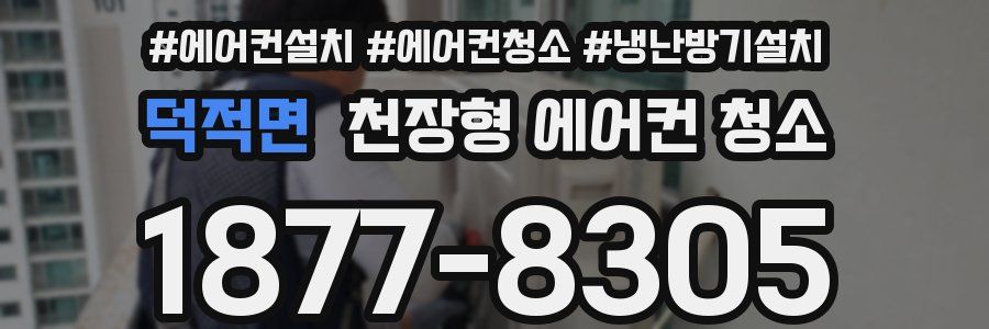 덕적면 천장형 에어컨 청소