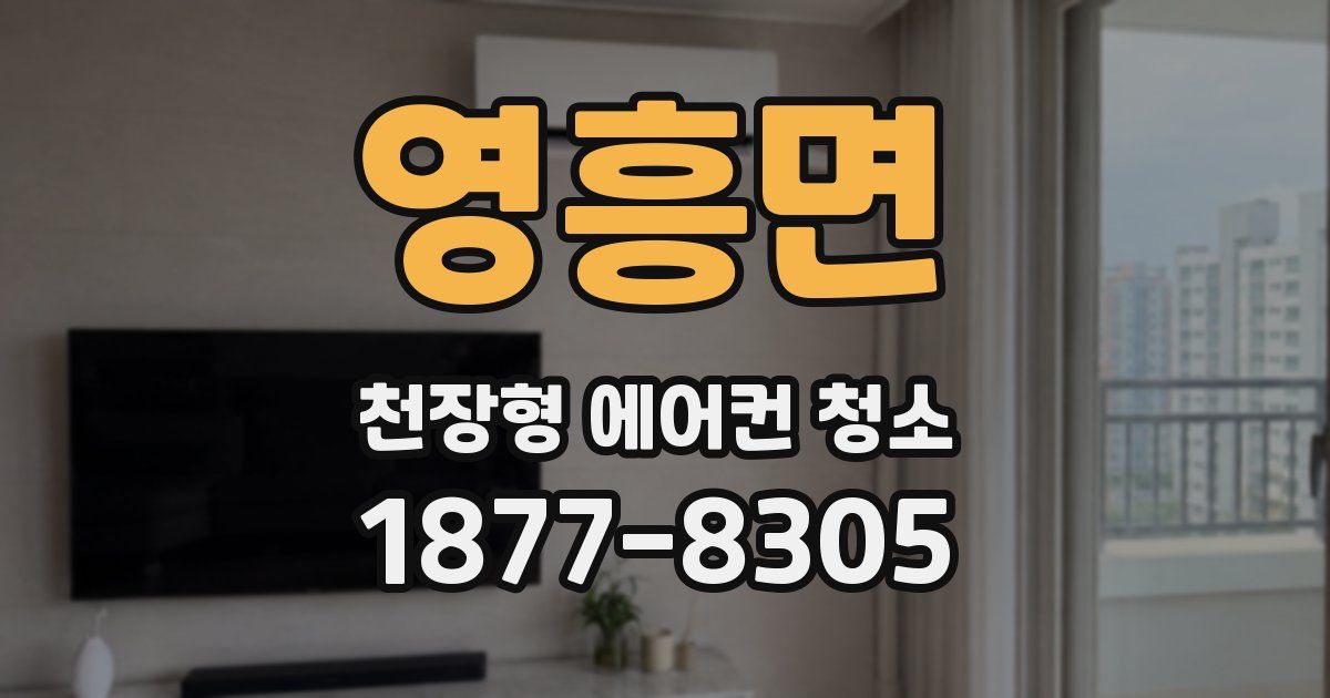 영흥면 천장형 에어컨 청소