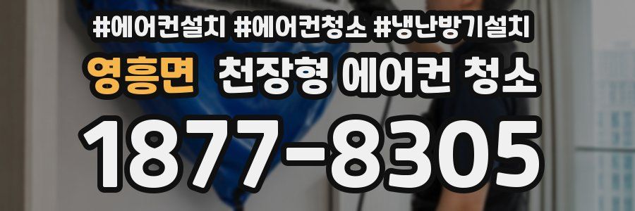 영흥면 천장형 에어컨 청소