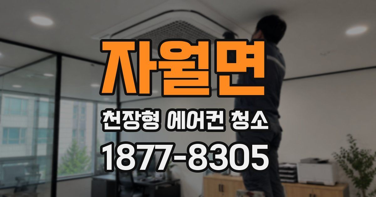 자월면 천장형 에어컨 청소