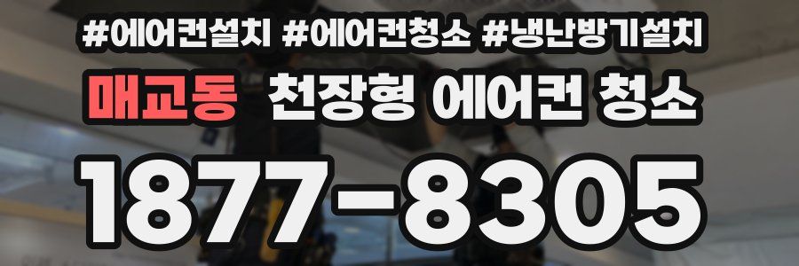 매교동 천장형 에어컨 청소