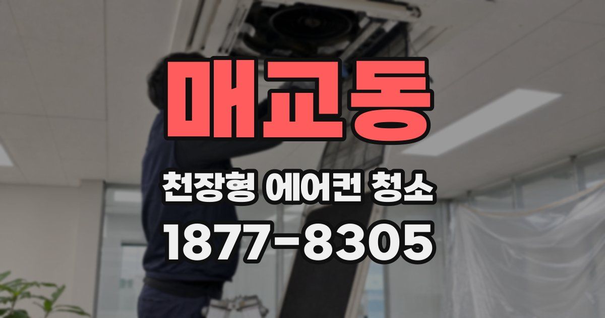 매교동 천장형 에어컨 청소