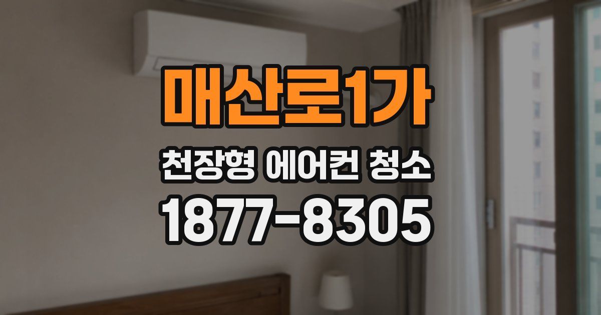 매산로1가 천장형 에어컨 청소