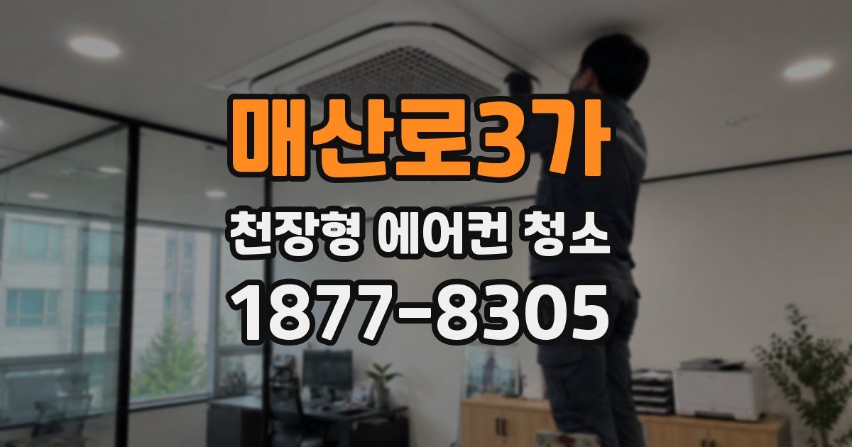 매산로3가 천장형 에어컨 청소