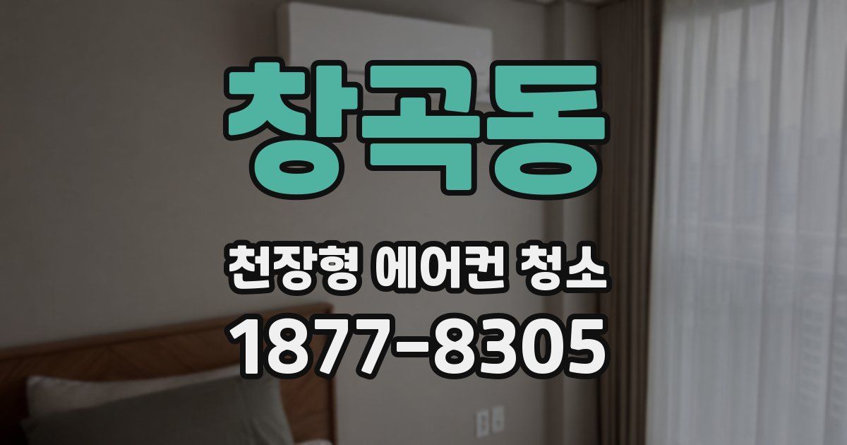 창곡동 천장형 에어컨 청소