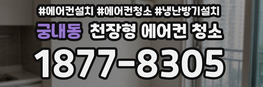 궁내동 천장형 에어컨 청소