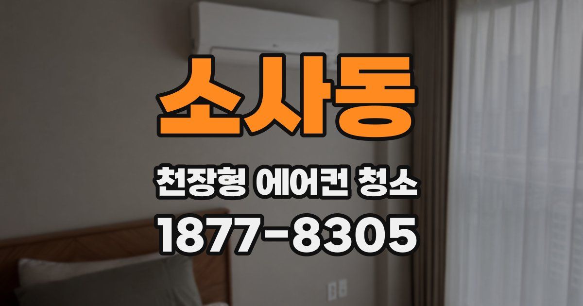 소사동 천장형 에어컨 청소
