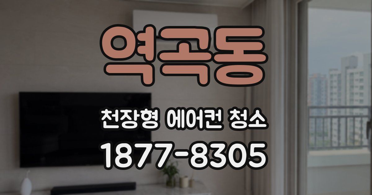 역곡동 천장형 에어컨 청소