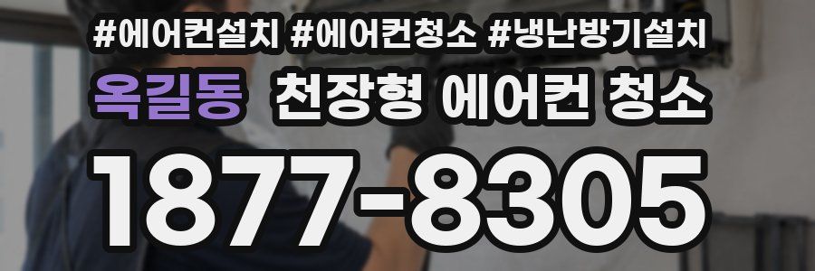 옥길동 천장형 에어컨 청소