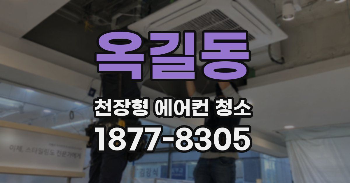 옥길동 천장형 에어컨 청소